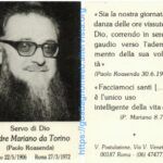 padre mariano da Torino, servo di Dio